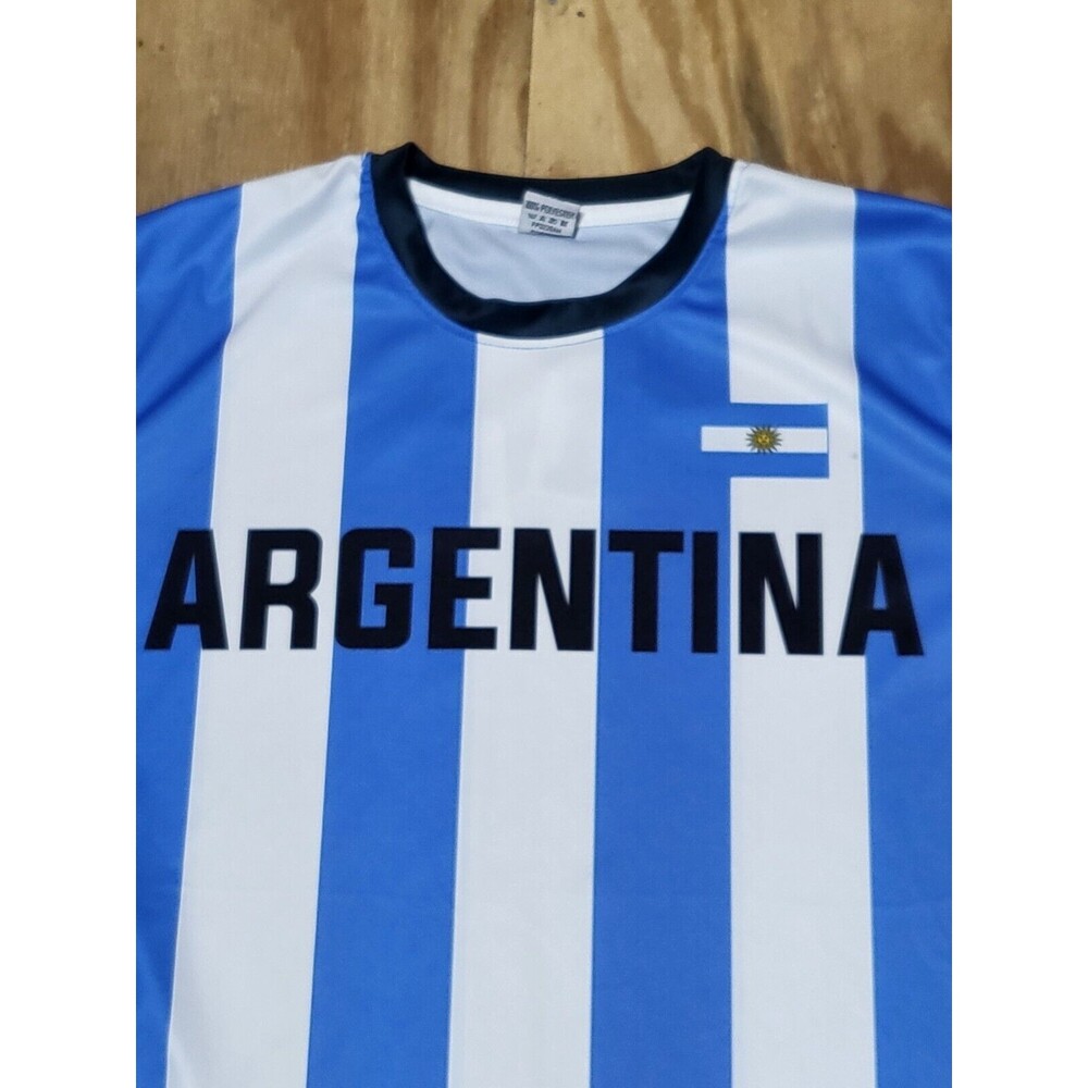 Argentina National Team Jersey Soccer Football Fiesta Gear Adult XL Blue @i1 - Picture 3 of 7